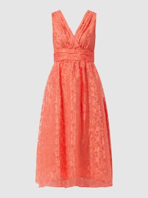 Sukienka koktajlowa Esprit Collection pomarańczowa