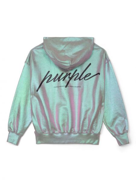 Kokvilnas kapučdžemperis Purple Brand