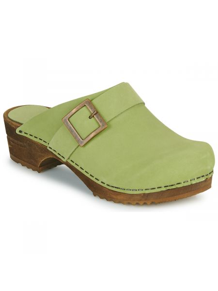 Pantofle Sanita zelené