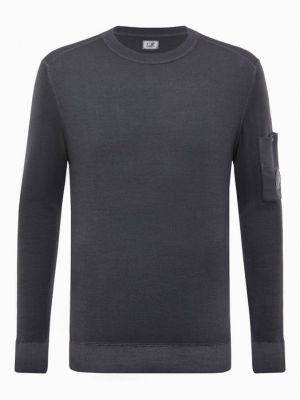 Шерстяной свитер C.p. Company серый