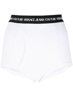 Дънкови шорти Versace Jeans Couture бяло