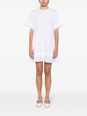 Bavlněné šaty Simone Rocha bílé