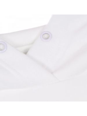 Bluza z kapturem polarowa oversize Adidas biała
