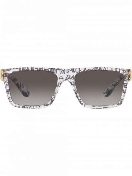 Trykt briller Dolce & Gabbana Eyewear hvit