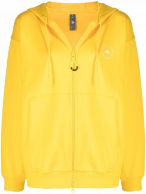 Sudadera con capucha con cremallera Adidas By Stella Mccartney amarillo