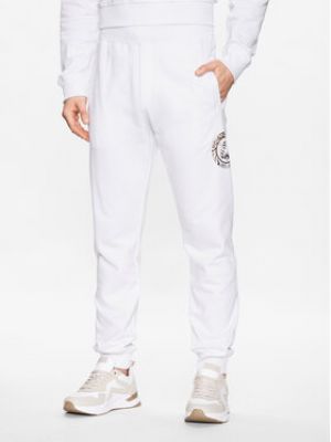 Sportovní kalhoty Just Cavalli bílé