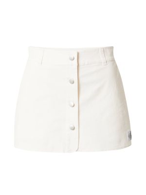 Džinsa svārki Calvin Klein Jeans balts