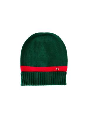 Мужская шапка Gucci зеленый