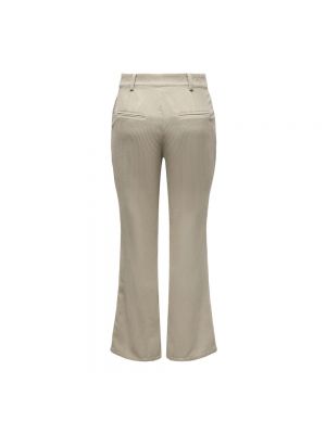 Pantalones con botones con cremallera Jacqueline De Yong beige