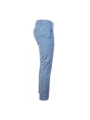 Pantalones chinos de algodón Dondup azul