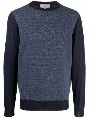 Jersey de tela jersey Canali azul
