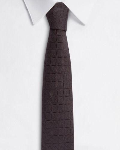 Corbata de tejido jacquard Dolce & Gabbana negro