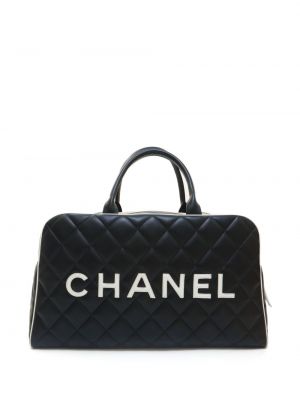 Cestovní taška s výšivkou Chanel Pre-owned
