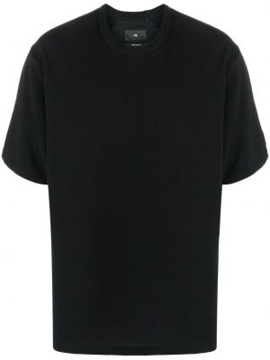 Oversize kokvilnas t-krekls Y-3 melns