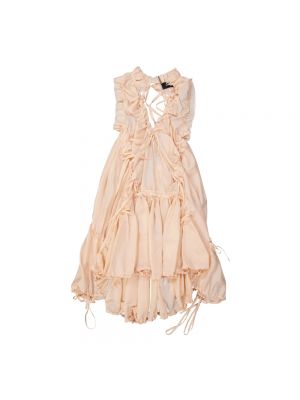 Sukienka mini drapowana Dsquared2 różowa