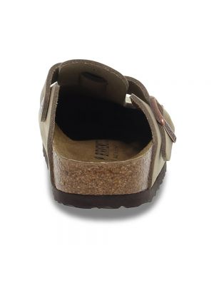 Calzado de cuero con hebilla Birkenstock marrón