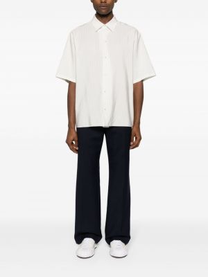 Jedwabna koszula w paski Lanvin biała
