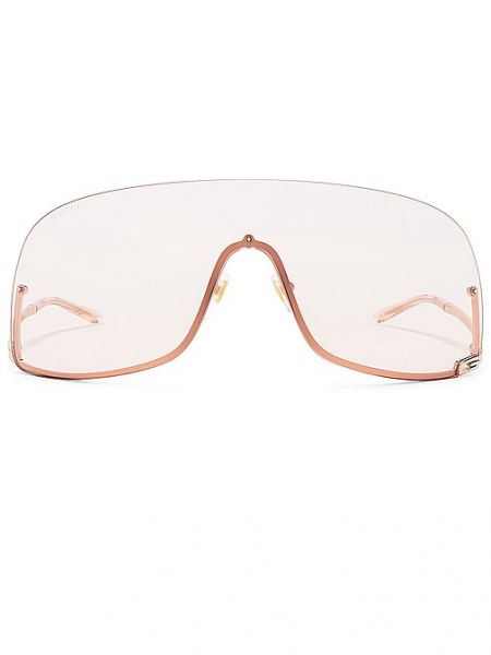 Gafas de sol de oro rosa Gucci