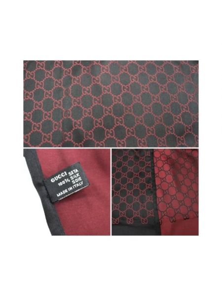 Bufanda de seda Gucci Vintage rojo