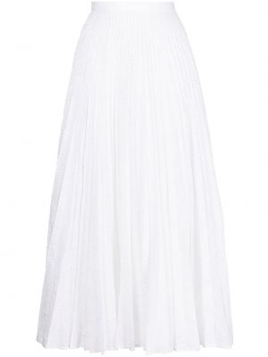 Plisovaná sukňa Erdem biela