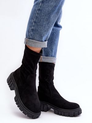 Slip-on ниски обувки с ток без ток Kesi черно