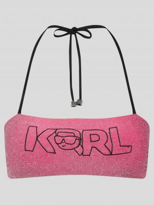 Plavky Karl Lagerfeld růžové