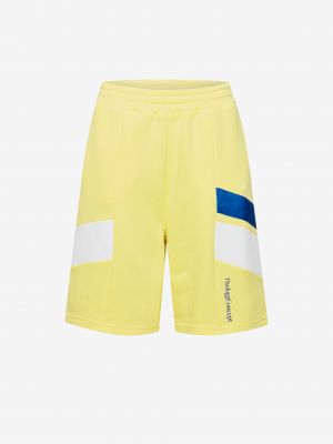 Bavlněné kalhoty z polyesteru The Jogg Concept - žlutá