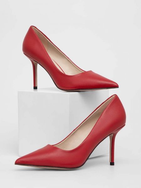 Ниски обувки с тънък ток Answear Lab червено