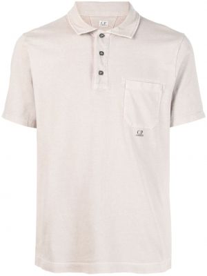 Polo krekls C.p. Company bēšs