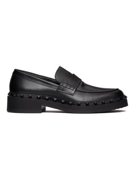 Czarne loafers Valentino Garavani
