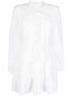 Bílé šaty bavlněné Ulla Johnson