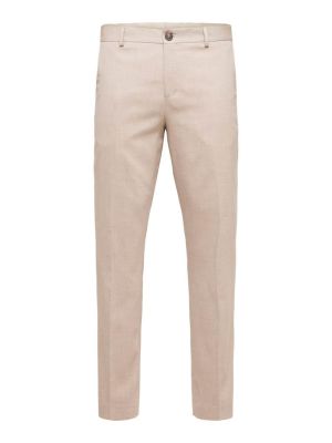 Pantaloni Selected Homme beige