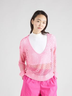 Bombažni pulover Cotton On roza