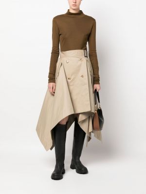 Asymetrické sukně Mackintosh béžové