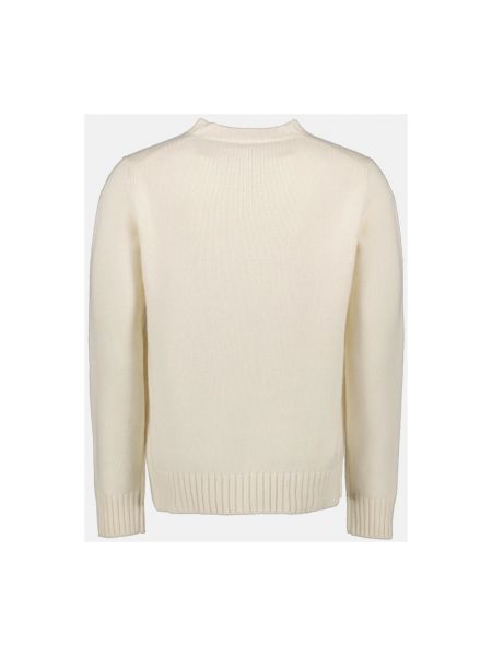 Suéter de lana de cuello redondo de tela jersey Prada
