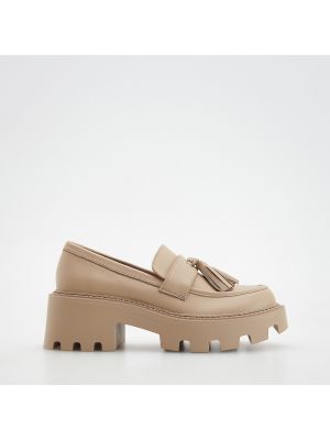 Reserved - Bőr loafer cipő -  - Bézs
