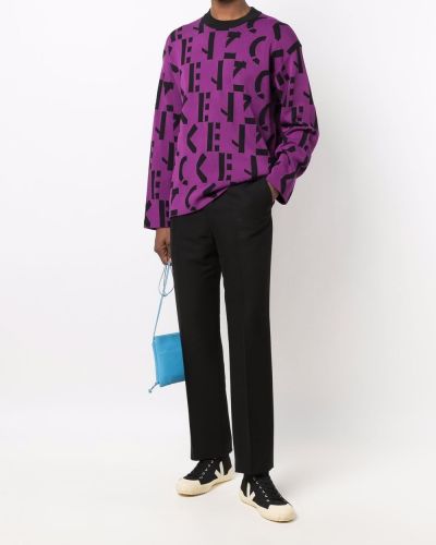 Jersey de punto de tela jersey Kenzo violeta