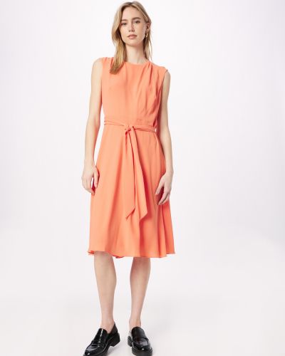 Priliehavé šaty Lauren Ralph Lauren oranžová