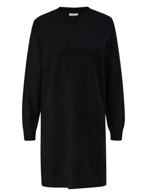 Πλεκτή φόρεμα S.oliver μαύρο