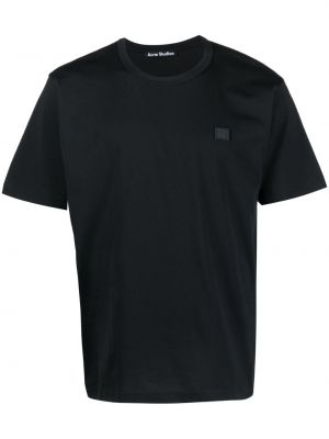 Marškinėliai Acne Studios juoda