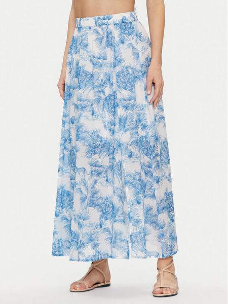 Priliehavá dlhá sukňa Iconique modrá