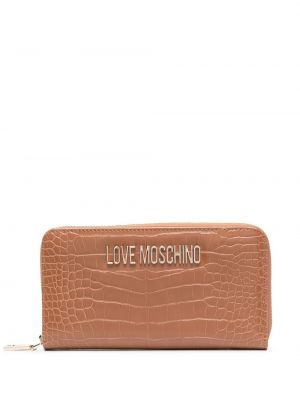 Rahakott Love Moschino pruun