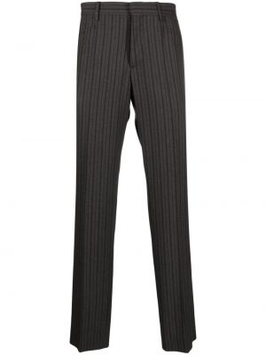 Pruhované kalhoty Moschino šedé