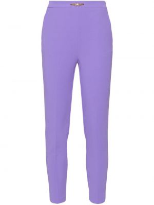 Pantalon slim Elisabetta Franchi violet