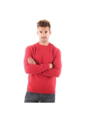 Sweter wełniany Gant czerwony