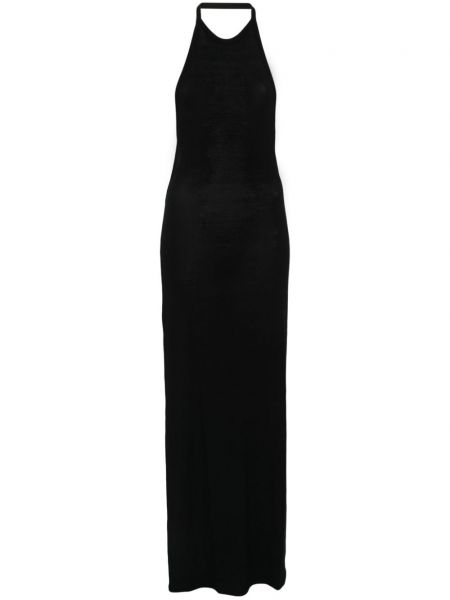Večerní šaty Saint Laurent černé