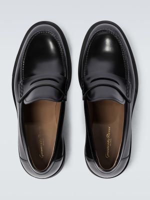 Pantofi loafer din piele Gianvito Rossi negru