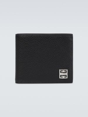 Černá kožená peněženka Givenchy