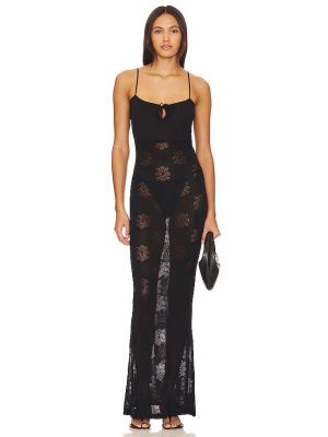 Robe longue Asta Resort noir