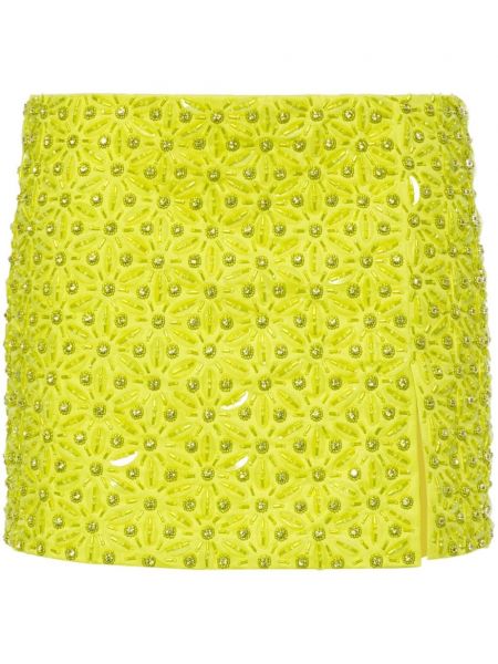 Mini suknja s cvjetnim printom Des Phemmes zelena